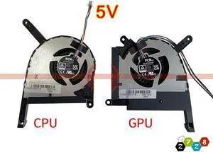 Gpu and Cpu cooling fan for ASUS FX507Z FA507R FX707ZR FA707