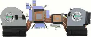 Gpu and Cpu cooling fan for Heatsink Thermal module Dell Alienware 17 R4 138W