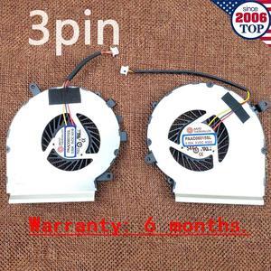 Gpu and Cpu cooling fan for MSI GE62 GL62 GE72 GL72 GP62 GP72