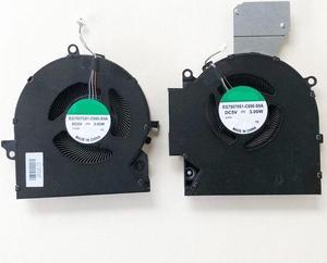 Gpu and Cpu cooling fan for HP OMEN 16-B TPN-Q265 M75483-001 EG75070S1-C690-S9A