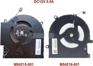 Gpu and Cpu cooling fan for HP OMEN 15-EK 15-EK0005LA Notebook L98737-001 DC12V voltage