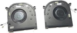 Gpu and Cpu cooling fan for DELL XPS 17 9700 Precision 5750 0XR6Y C4YVP