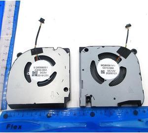 Gpu and Cpu cooling fan for DELL G7-7500 2020 MG75080V1-C010-S9A 08THFX 046NH6