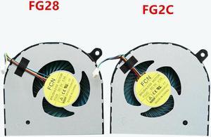 Gpu and Cpu cooling fan for Acer V Nitro VN7-591 VN7-591G 4 wire radiator