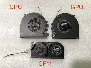 Gpu and Cpu cooling fan for Blade Pro 17 RZ09-0287 RZ09-0314 RZ09-03295E RZ09-0368