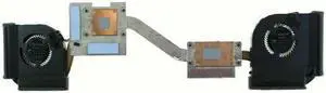 Gpu and Cpu cooling fan for Heatsink Lenovo ThinkPad P50 00NY520 00NY521 radiator