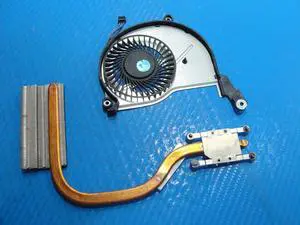 Cpu cooling fan for HP Notebook 15-f215dx 15.6 inches with Heatsink 778344-001
