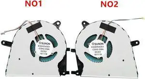 Gpu and Cpu cooling fan for Asus Zenbook UX530 UX530U UX530UQ UX530UX UX530UN