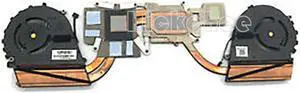 Gpu and Cpu cooling fan for with Heatsink HP ZBook Studio G3 840960-001 radiation