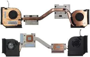 Gpu and Cpu cooling fan for Heatsink Lenovo ThinkPad P50 00NY520 00NY521 radiator