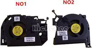 Gpu and Cpu cooling fan for HP ZBOOK 17 G3 848378-001 848377-001