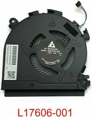 Cpu cooling fan for HP Spectre X360 15-CH 115-CH011DX 15-CH011NR L17606-001