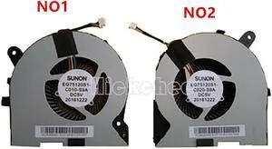 Gpu and Cpu cooling fan for Lenovo Legion Y720-15IKB 4WIRE DC5V Y720