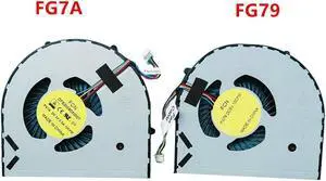 Gpu and Cpu cooling fan for Dell Alienware 15 17 R2 R3 P43F FG79 FG7A 2015