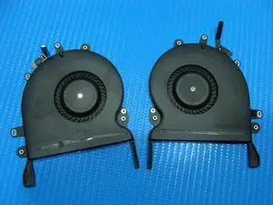 Cpu cooling fan for Pro A1707 15 inches Mid 2017 MPTT2LL/A Left with Right 923-01459