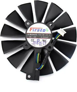 Cooling fan  for Graphics Card Connecting Cable ASUS DUAL-RX580-8G