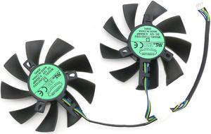 Cooling fan  for XFX RX580 590 8G Black Wolf Edition Graphics Card
