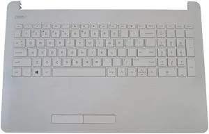 replacement keyboard for HP 15-BS 15T-BS 15-BW 15Z-BW White color  with Palmrest   including  Touchpad 925009-001