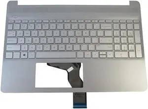 replacement keyboard for HP 15-DY 15-EF 15s-EQ 15s-FQ with Palmrest  Non-Backlit  M17184-001