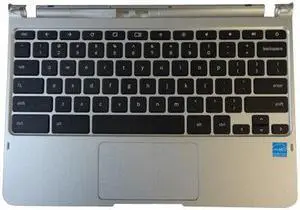 replacement keyboard for  Chromebook XE303C12 Silver Palmrest  including  Touchpad BA75-04170A