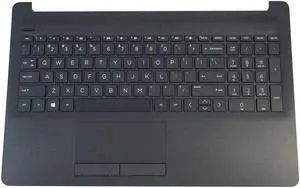 replacement keyboard for HP 15-DA 15T-DA 15-DB 15T-DB with Palmrest   including  Touchpad L20387-001