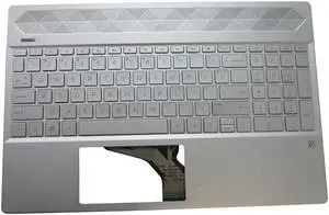 replacement keyboard for HP Pavilion 15-CS 15T-CS 15-CW 15Z-CW with Palmrest  Backlit  L24752-001