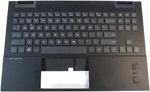 replacement keyboard for HP Omen 15-EN 15Z-EN with Palmrest  Backlit  M00666-001