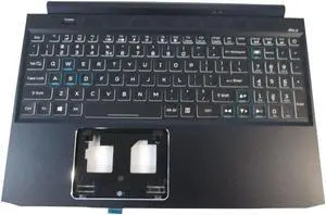 replacement keyboard for Acer Predator Helios PH315-54 with Palmrest  Backlit  6B.QC5N2.001