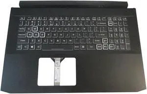 replacement keyboard for Acer Nitro AN517-41 with Palmrest  Backlit  6B.QCUN2.001 White color  Key Version