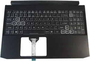 replacement keyboard for Acer Nitro AN515-45 AN515-57 with Palmrest  Backlit  6B.QB2.001 White color  Key