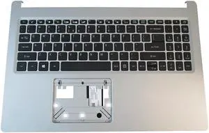 replacement keyboard for Acer Aspire A315-23 A315-23G Silver Upper Case with Palmrest   6B.HVUN7.031