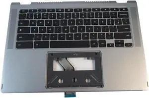 replacement keyboard for Acer Chromebook Spin CP514-3H Silver with Palmrest  Backlit  6B.KA2N7.001