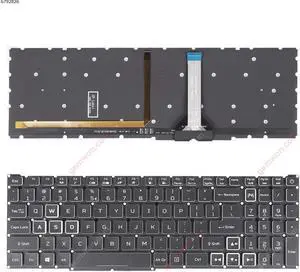 replacement keyboard for Acer Aspire Nitro AN515-57 AN515-45 BLACK US  Without Frame