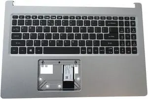 replacement keyboard for Acer Aspire A515-45 A515-45G Silver Upper Case with Palmrest   6B.HW8N7.030