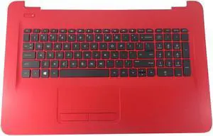 replacement keyboard for  HP 17-X 17T-X Palmrest  including  Touchpad 908055-001