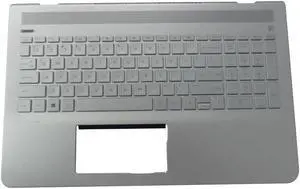 replacement keyboard for  HP Pavilion 15-CC 15T-CC Silver with Palmrest   928951-001