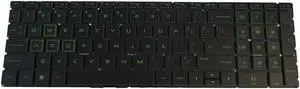 Green Backlit Keyboard for HP Pavilion 15-DK 15T-DK Laptops