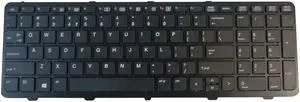 Non-Backlit Keyboard witho Pointer for HP ProBook 650 G1 655 G1 Laptops 738696-001