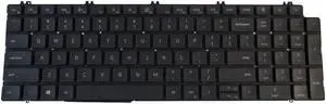 Non-Backlit Keyboard for Dell Precision 7750 7760 Laptops - Replace part number  1WYH2