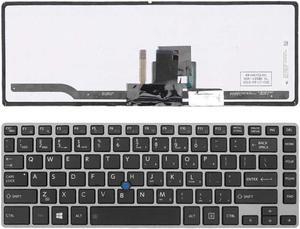 Keyboard for Toshiba Z40-A Z40-AK Z40-AB Z40 Black US Backlit
