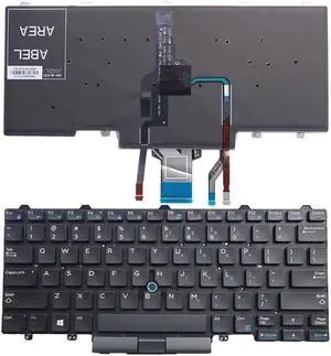 Keyboard for Dell LatituDE 3340 3350 5480 5490 E7450 E5450 E7470 E547US light
