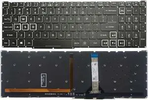 Laptop Keyboard for ACER AN515-45 AN515-57 AN515-53TK Black US RGB Backlight
