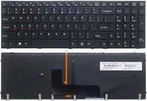 Laptop Keyboard for Hasee Z6 Z7 Z8 P655 T57 T5 T5S T5x Black US Backlight