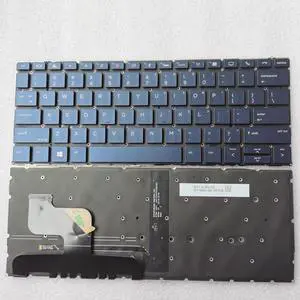 US replacement Keyboard For HP ELITE Dragonfly G2 MAX 13.3 Laptop  blue