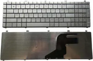 Laptop Keyboard for ASUS N55S N55 N55SL N55SF N75SF N75S N75SL N75 Silver US