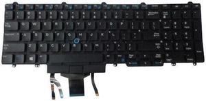 Backlit Keyboard with Pointer including  Mouse Buttons for Dell LatituDE E5550 E5570