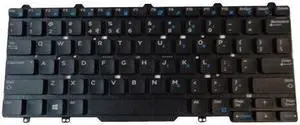 Keyboard for Dell LatituDE E5450 E5470 E7450 E7470 Laptops - witho Pointer
