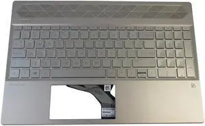 keyboard for HP Pavilion 15-CS 15-CW with Gold Palmrest  L24755-001