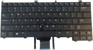 Backlit Keyboard with Pointer for Dell LatituDE E7440 - Replace part number  8PP00