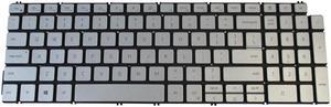 Silver Backlit Keyboard for Dell Inspiron 7590 7591 7791 Laptops - GMXMJ